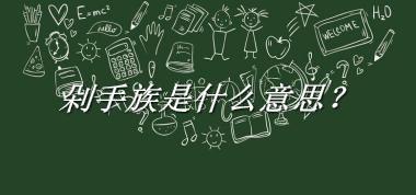 剁手族是什么意思？