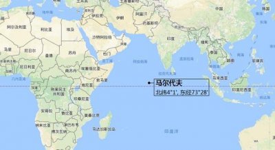 ​马尔代夫具体地图位置（马尔代夫的地理位置在哪你知道吗）