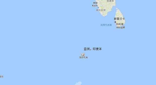 旅游马尔代夫具体地图位置（马尔代夫的地理位置在哪你知道吗）  2