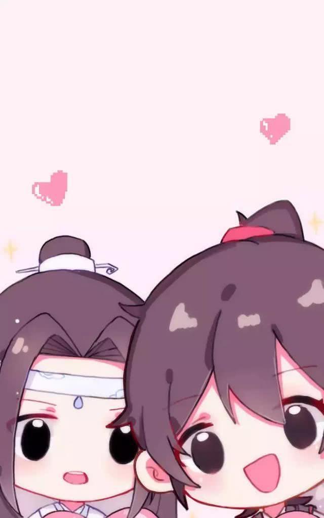 《魔道祖师》的忘羡情侣手机壁纸送上，喜欢就点赞收图呗！