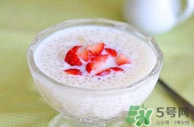 牛奶草莓西米露怎么做?牛奶草莓西米露有什么好处