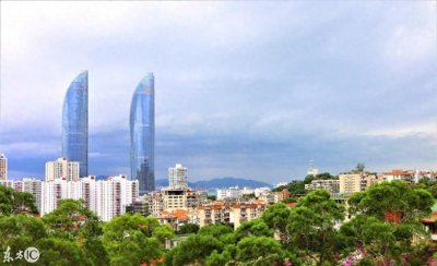 ​中国第一高双子塔，厦门标志性建筑物-厦门双子塔！