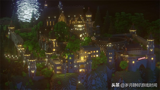 我的世界：高清壁纸分享！那些美如画的精美城市！