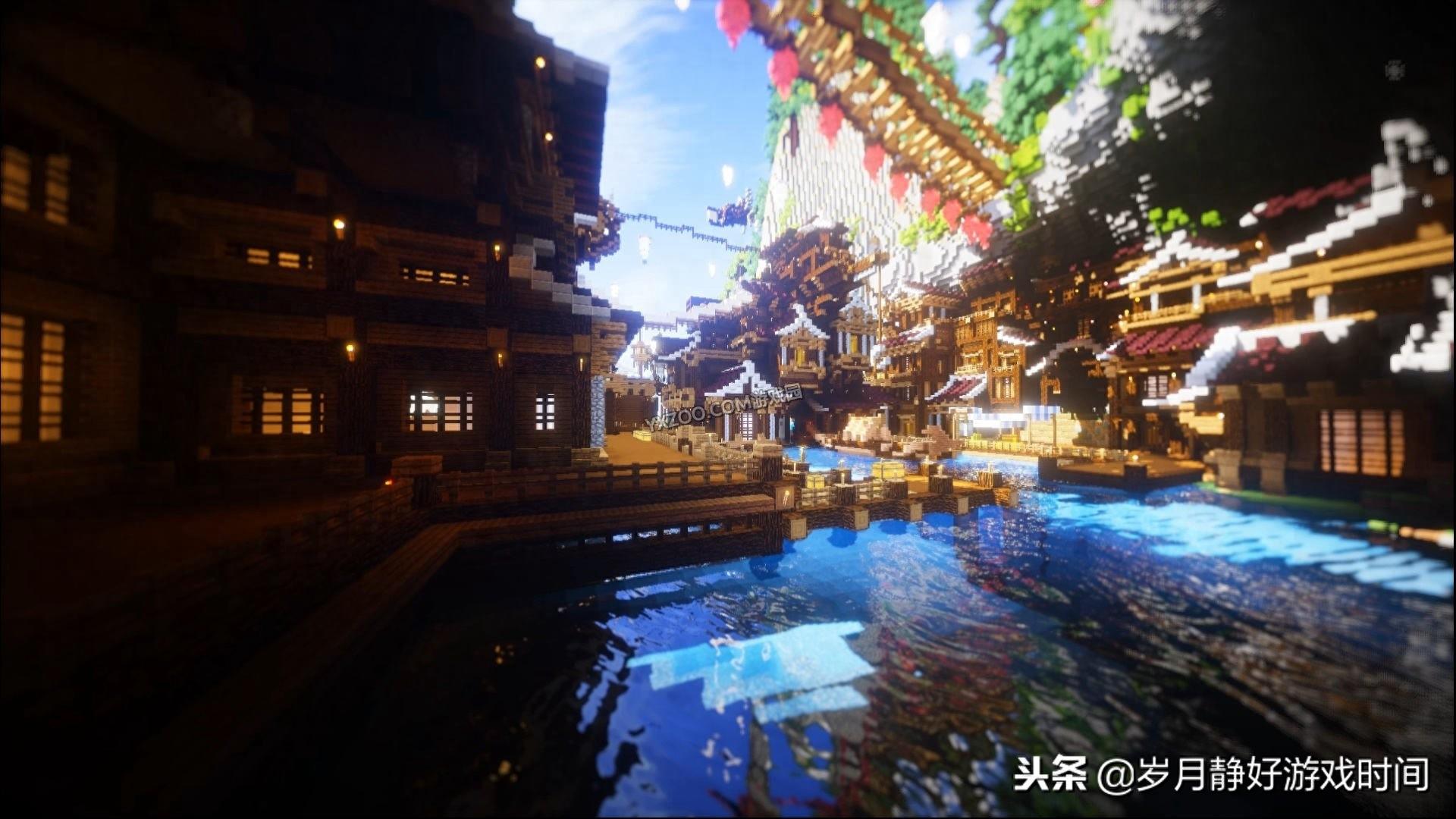 我的世界：高清壁纸分享！那些美如画的精美城市！