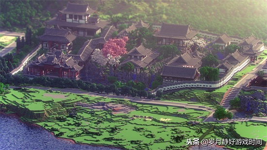 我的世界：高清壁纸分享！那些美如画的精美城市！