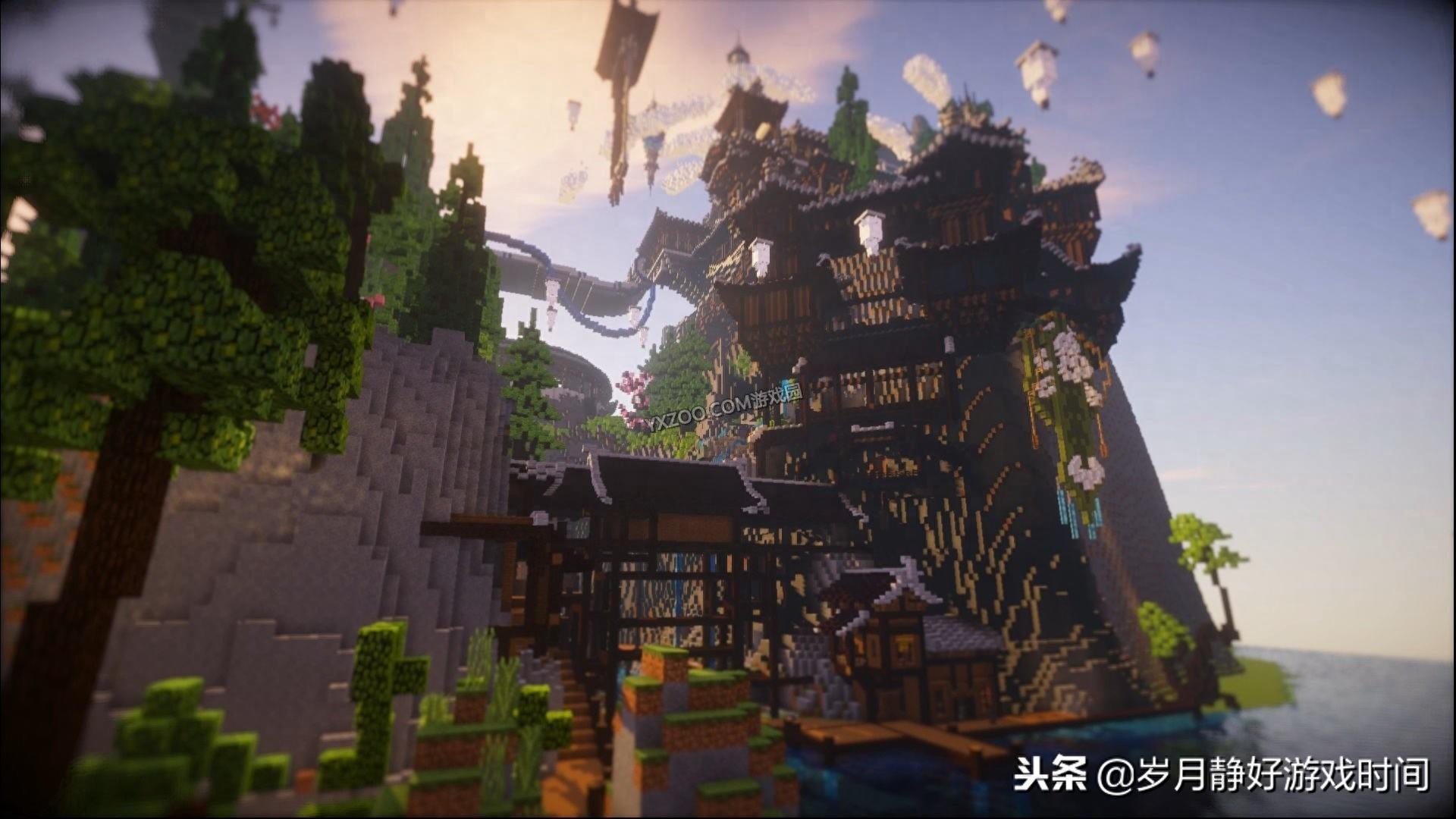 我的世界：高清壁纸分享！那些美如画的精美城市！