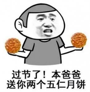 ​五仁月饼搞笑表情包16张