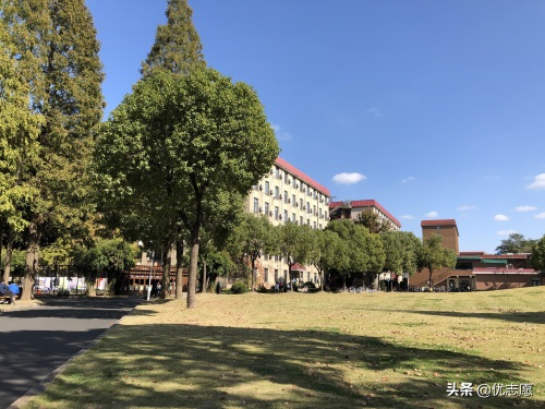 上海财经大学校园风光，走进深秋的校园，实在太美了