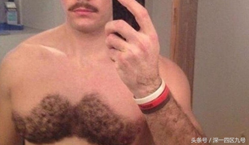 难以理解的胸毛艺术！