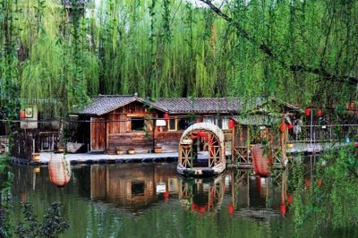 ​被誉为中国北方最美的水乡——周至水街