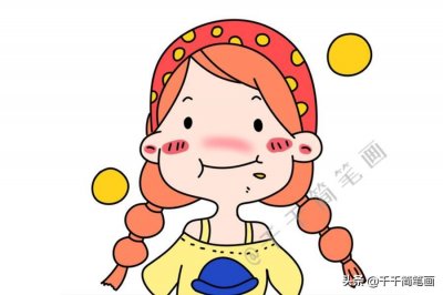 ​3分钟，教你12种人物头像简笔画，手帐也用得到！