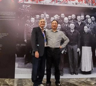 ​2021年，陈长捷嫡孙陈峥，一张公开留影，和祖父的外貌有几分相似