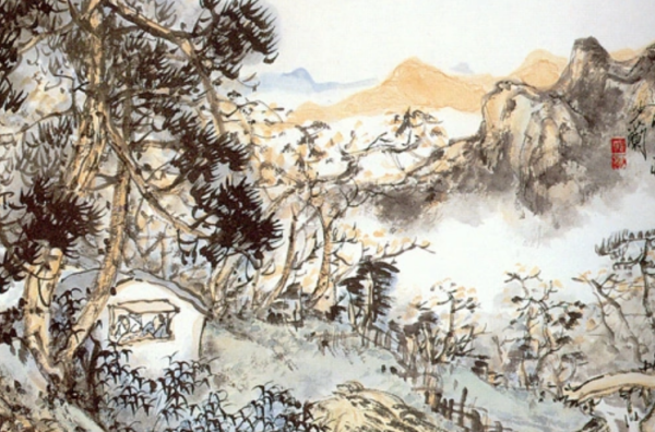 青山郭外斜的上一句,青山郭外斜前面一句是什么图2