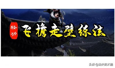 ​飞檐走壁练法（中级功法），集各门派轻功之精华