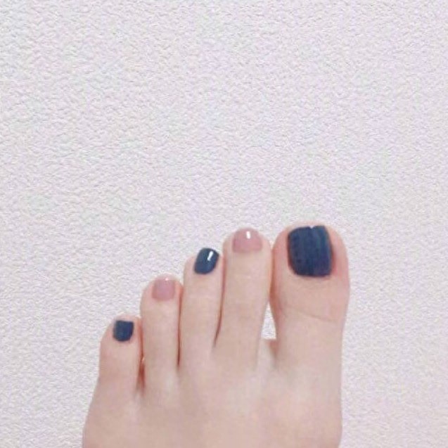 37款清新好看的夏日脚部美甲，精致一夏