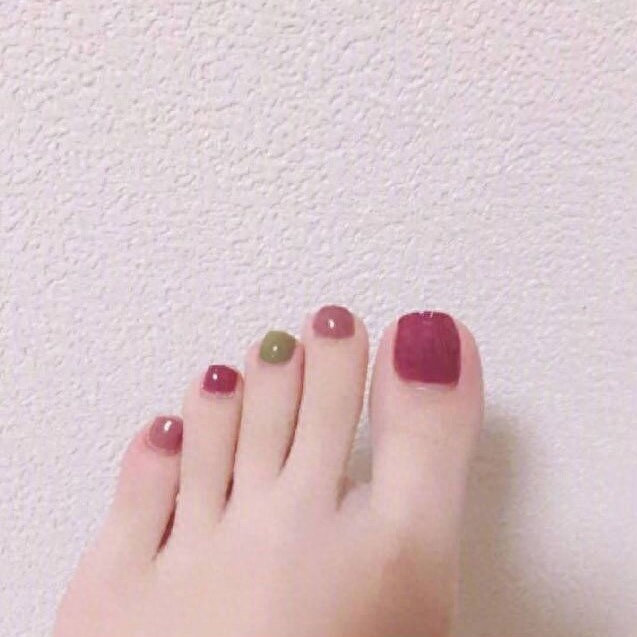 37款清新好看的夏日脚部美甲，精致一夏