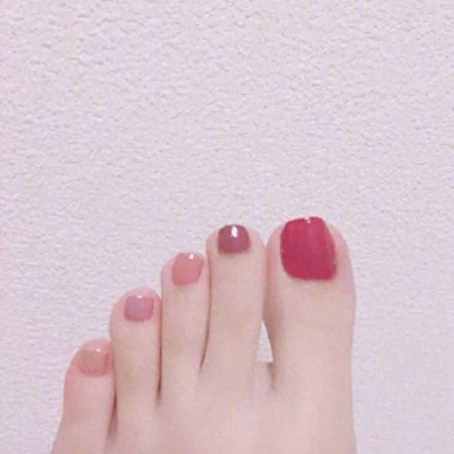 37款清新好看的夏日脚部美甲，精致一夏