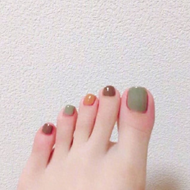 37款清新好看的夏日脚部美甲，精致一夏