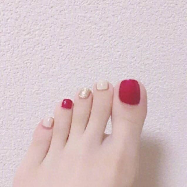 37款清新好看的夏日脚部美甲，精致一夏