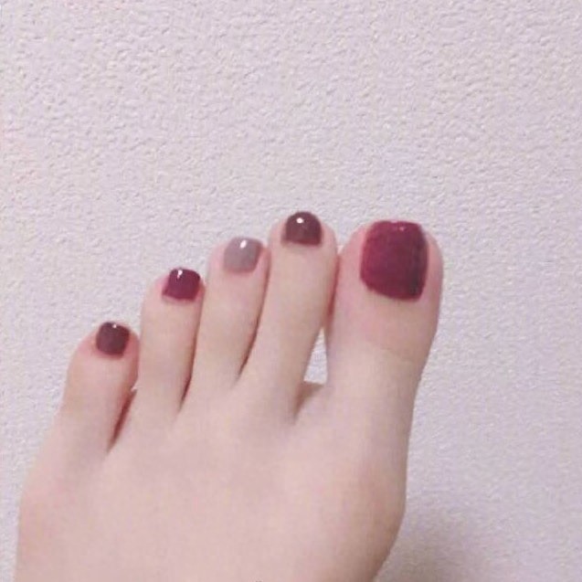 37款清新好看的夏日脚部美甲，精致一夏