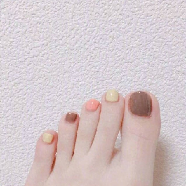 37款清新好看的夏日脚部美甲，精致一夏