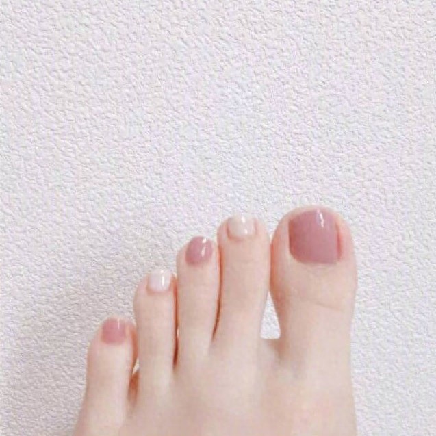 37款清新好看的夏日脚部美甲，精致一夏