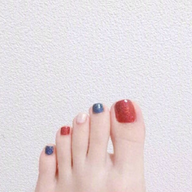 37款清新好看的夏日脚部美甲，精致一夏