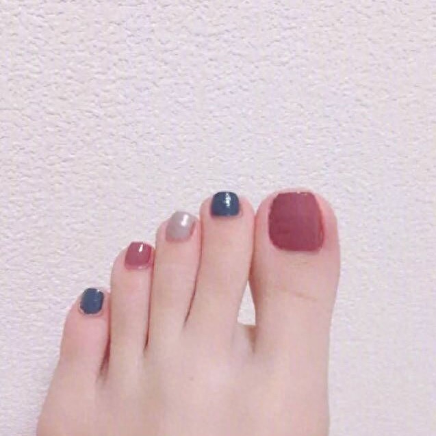 37款清新好看的夏日脚部美甲，精致一夏