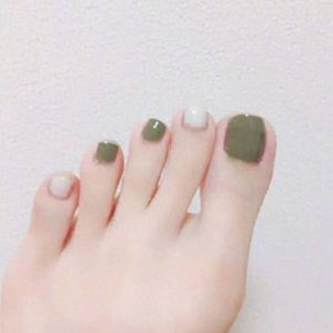 ​37款清新好看的夏日脚部美甲，精致一夏