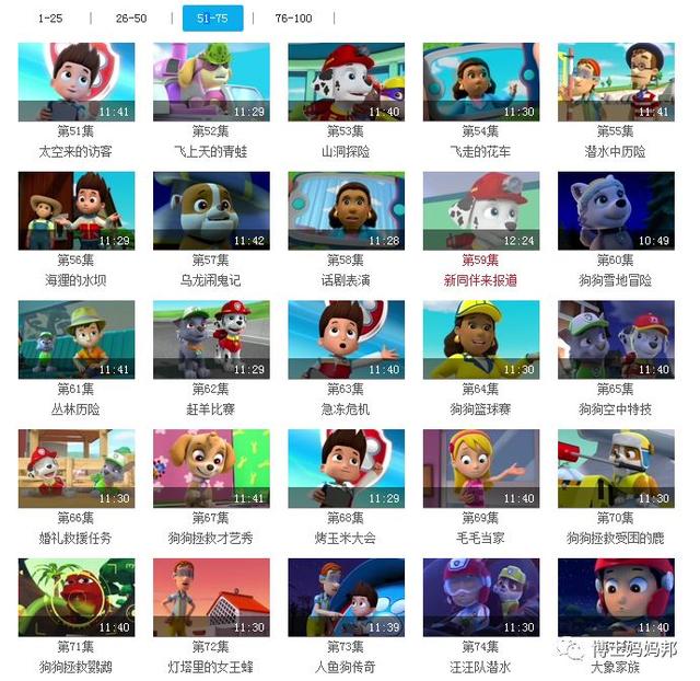 巧虎早教全集1-3岁汪汪队（旺旺队精选动画100集）(4)