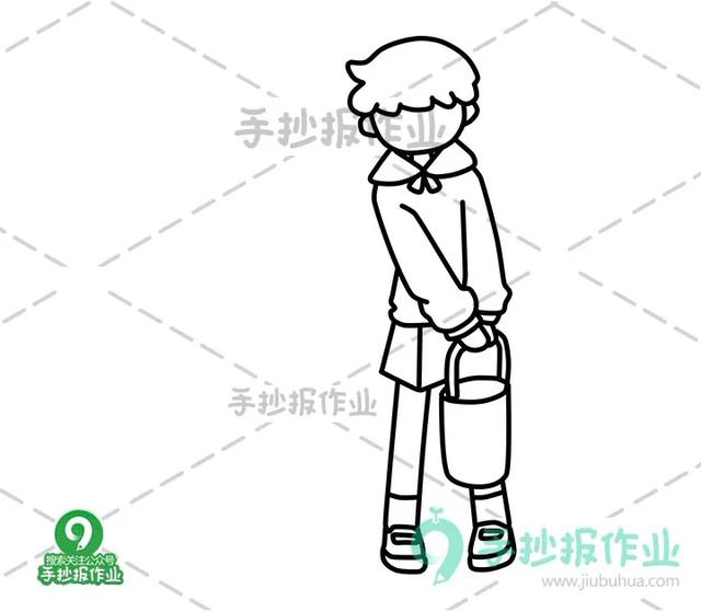 简笔画植树节素材（312植树节简笔画合集）(11)