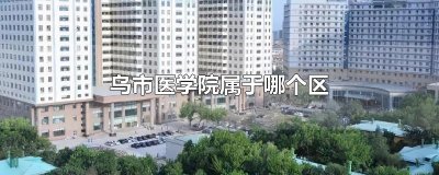 ​乌市医学院属于哪个区