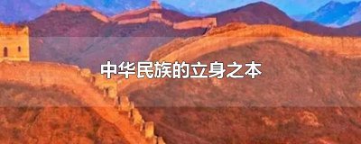 ​中华民族的立身之本