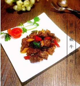 ​黑胡椒牛肉片#德国MIJI爱心菜#