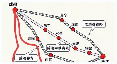 ​成渝中线高铁相约2027年开通8座车站介绍时速400公里票价时间预测