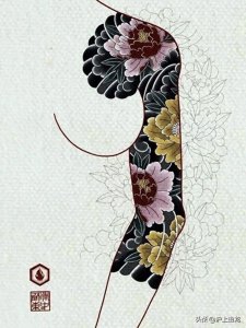 萦绕花纹 绽放个性 22张花臂手稿及纹身图案